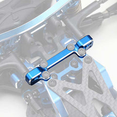 Yokomo Curved Slide Rack Upper Arm Mount - Blue