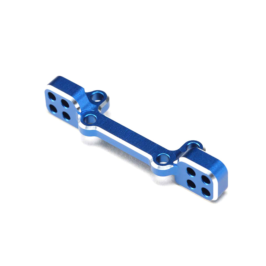 Yokomo (#Y2-202UMBL) Curved Slide Rack Upper Arm Mount - Blue
