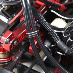 Yokomo Alum. 12 Gauge Wire Guide 2 Holes - Black