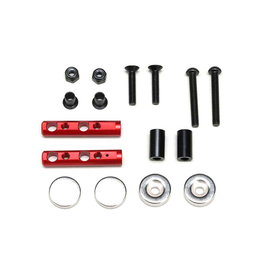 Yokomo (#ZS-016MGRR) Magnet Rear Body Mount - Red