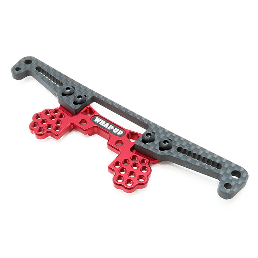 Wrap-Up Next (#0606-FD) Dual Composite Rear Shock Tower V3 - Red