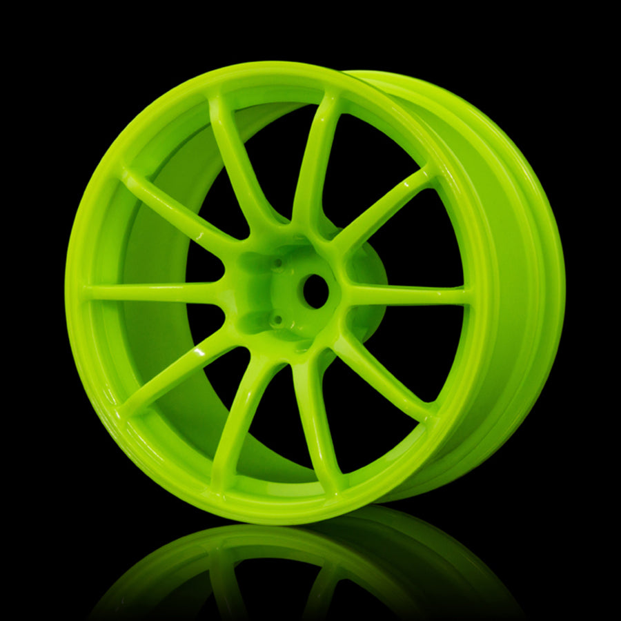 MST RS II Offset +7 Wheel Set - Green