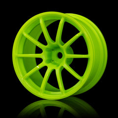 MST RS II Offset +7 Wheel Set - Green