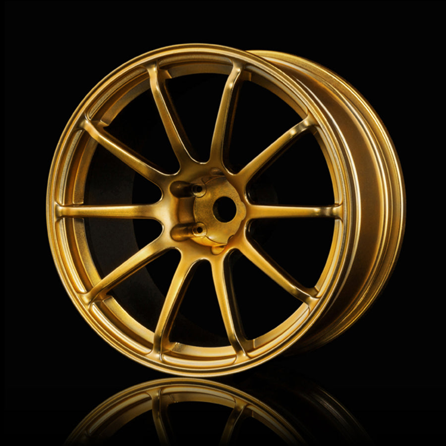 MST RS II Offset +7 Wheel Set - Gold