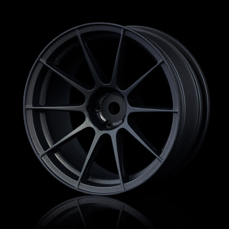 MST 5H Offset +7 Wheel Set - Flat Black