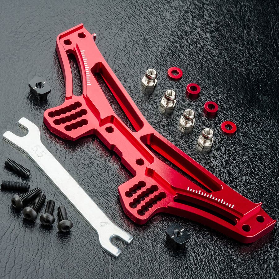 MST (#210578R) RMX 2.0 Alum. Rear Damper Stay - Red