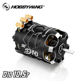 Hobbywing (#30401134) XeRun D10 10.5T Motor - Black