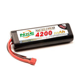 NXE 4200mAh 40C 7.4V Round Hard Case LiPo Battery