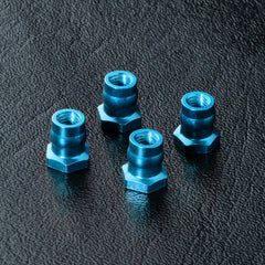 MST (#820097B) Aluminum Ball Connector Nut 4.8 - Blue