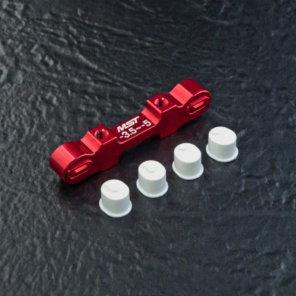 MST (#820137R) Adjustable Alum. Short Suspension Mount (-3.5--5.0) - Red