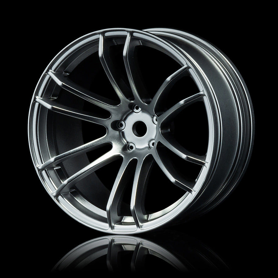 MST TSP Offset +7 Wheel Set - Flat Silver