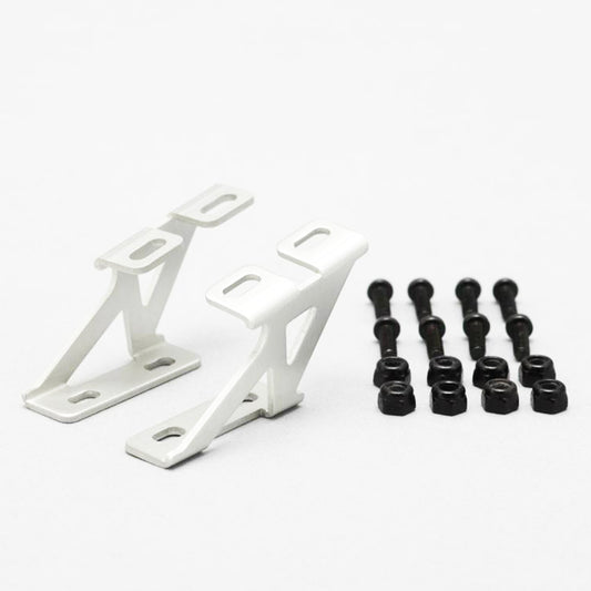 Yokomo (#D-056L) Alum. Wing Mount (Low Type) - Silver