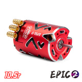 OMG EPIC-2 Timing Adjustable Sensored Brushless 10.5T Motor - Red