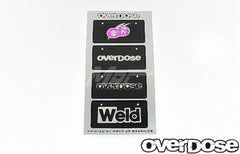 Overdose (#OD1345A) WELD/OD 3D Numberplate Sticker