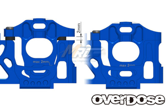 Overdose Alum. Motor Mount Type-2 - Black