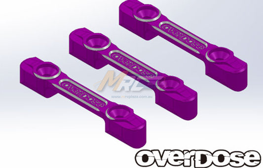 Overdose (#OD2096) Aluminum Suspension Mount Set - Purple