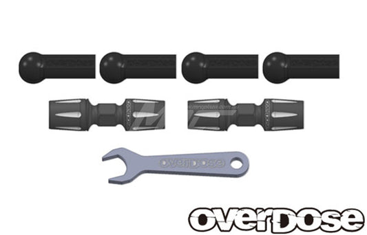 Overdose (#OD2423) Alum. Pushrod Turnbuckle