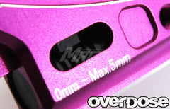 Overdose Adj. Alum. Front Suspension Arm Type-2 - Black