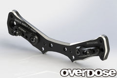 Overdose Adjustable Alum. Rear Shock Tower - Black