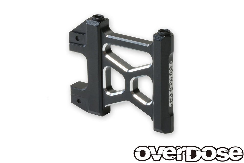 Overdose (#OD2608B) Aluminum Rear Brace Mount - Black