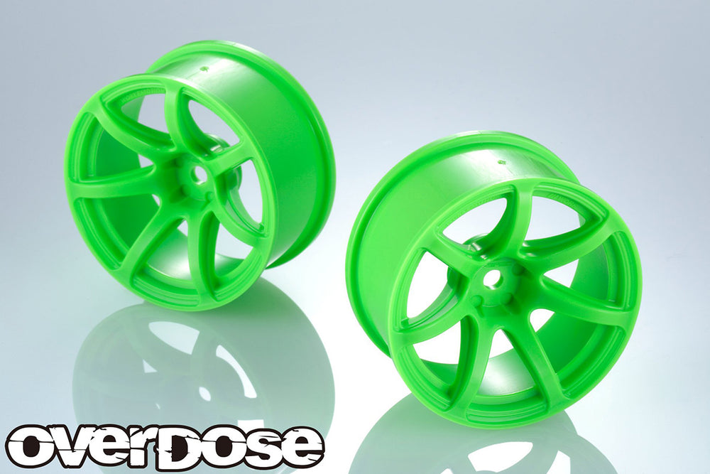 Overdose (OD2724B) R-Spec. WORK EMOTION T7R Wheel - Flo Green