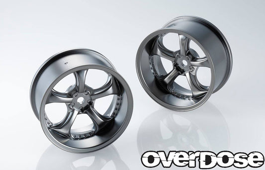 Overdose WORK VS KF Wheel - Matte Black Metal Chrome