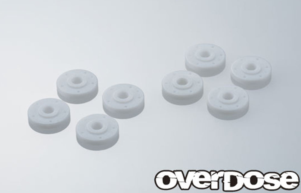 Overdose (#OD2769) Machined PTFE SC Shock Piston Set (φ0.5x5, φ0.5x6, φ0.6x5, φ0.6x6) 1.50t