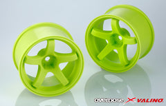 Overdose X Valino (#OD2776) GV330 30mm Wheel Set - Lime Yellow