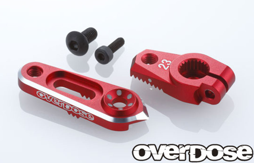 Overdose (#OD2803) JT Alum. Direct Servo Horn 23T - Red