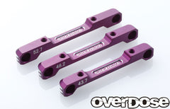 Overdose TC Alum. Low Mount Suspension Mount Set - Purple