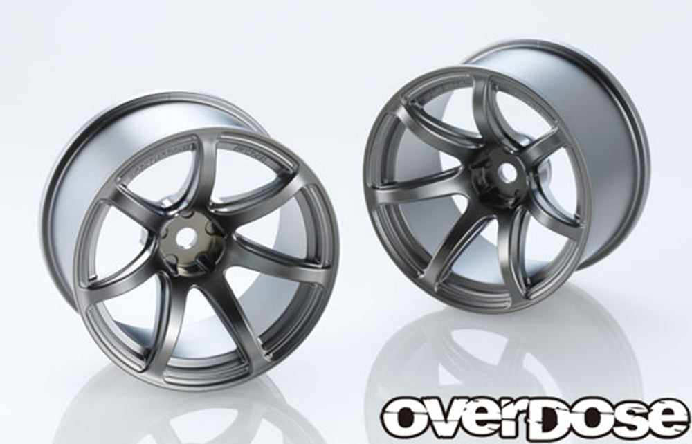 Overdose (#OD2840) WORK EMOTION T7R 30mm Wheel - Matte Black Metal Chrome