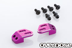 Overdose (#OD2848) TC Alum. Rear Upper Arm Bracket - Purple