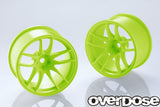 Overdose R-SPEC WORK EMOTION CR Kiwami 30mm - Lime Yellow