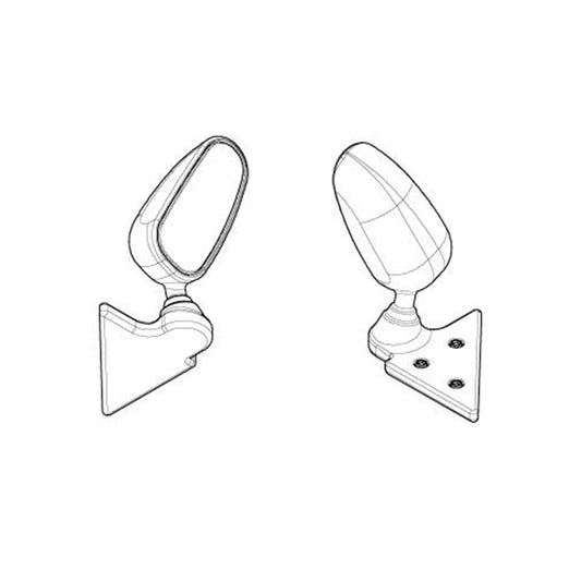 PANDORA RC (#PAC-510) Door Mirror (R-GT-Racing Type 2)