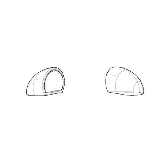 PANDORA RC (#PAC-512) Door Mirror (Classic Type 2)