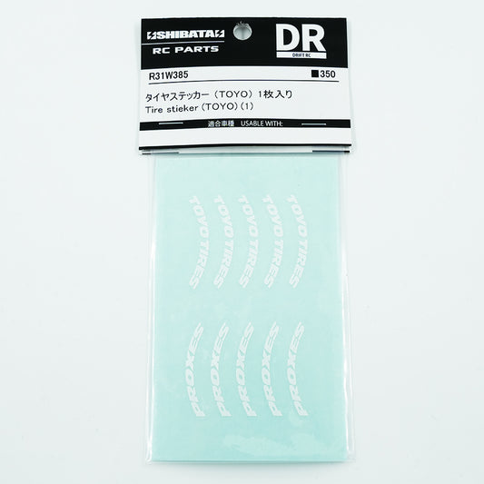 R31House (#R31W385) Tyre Sticker - TOYO