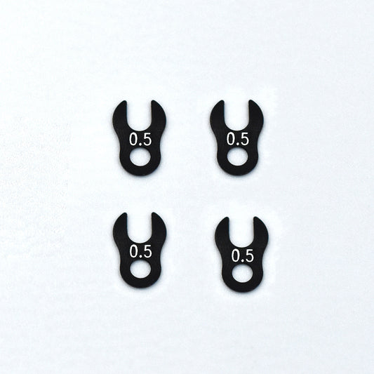 Rêve D (#RC-KS105) Alum. Crab Spacer Set 0.5mm