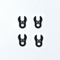 Rêve D (#RC-KS105) Alum. Crab Spacer Set 0.5mm