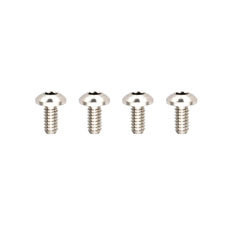 Yokomo (#RP-110-04A) High Precision Cutting Button Head Titanium Screw M2 x 4mm