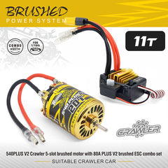 Surpass Hobby 540PLUS V2 80A Drag Combo Set 11T