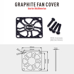 Surpass Hobby Graphite Fan Cover
