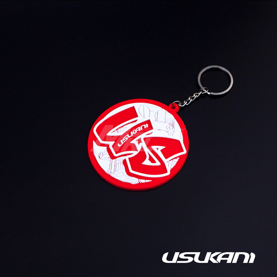 Usukani (#US88120) Logo Key Ring - Red