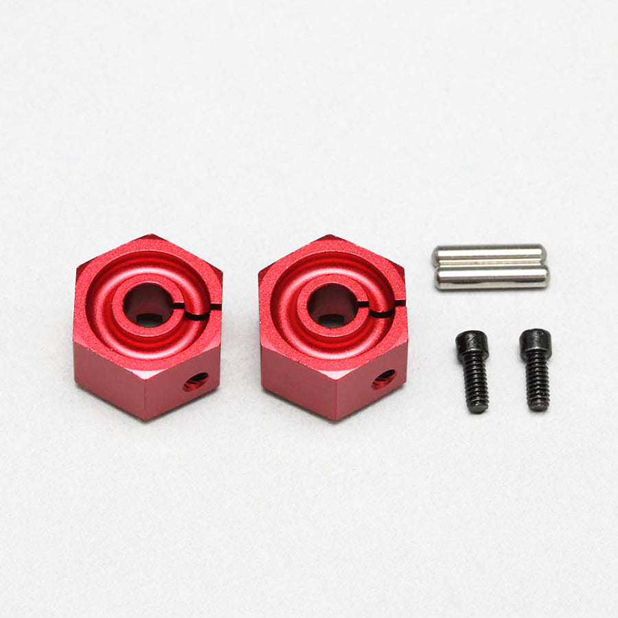 Yokomo (#Y2-011CR8) Aluminum Clamp Wheel Hub 8.0mm - Red