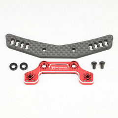 Yokomo (#Y2-017AGR) Hybrid Graphite/Alum. Front Shock Tower - Red