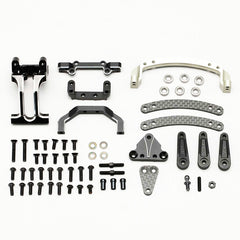 Yokomo (#Y2-202SES) Slide Rack Bulkhead Set Ver.2 - Black