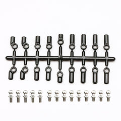 Yokomo (#Y2-207BSTA) High Precision Cutting Titanium Φ4.8mm Ball End Set