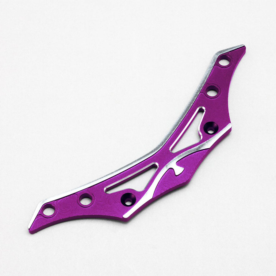 Yokomo (#Y2-P001BA) Alum. Front Bumper Brace - Purple