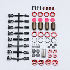 Yokomo SLF Alum. Big Bore Shock Set - Red