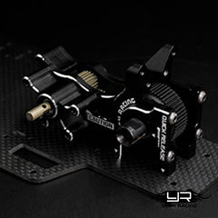 Yeah Racing Alum. Gear Box - Black