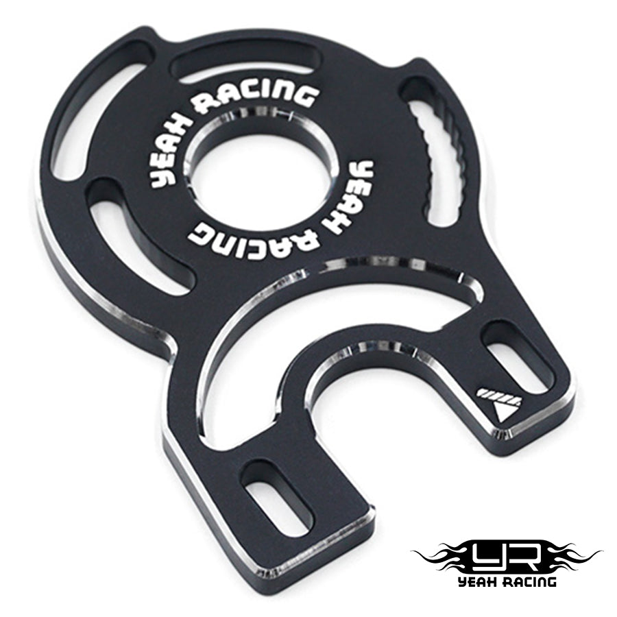 Yeah Racing (#YKYD-025BK) Alum. Lightweight High CG Motor Mount - Black
